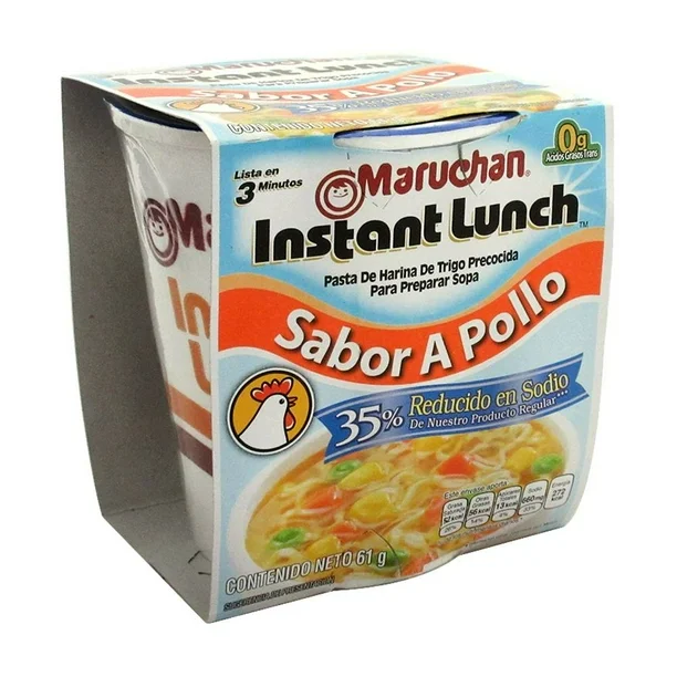 MARUCHAN LUNCH POLLO BAJO/SODIO 61g.