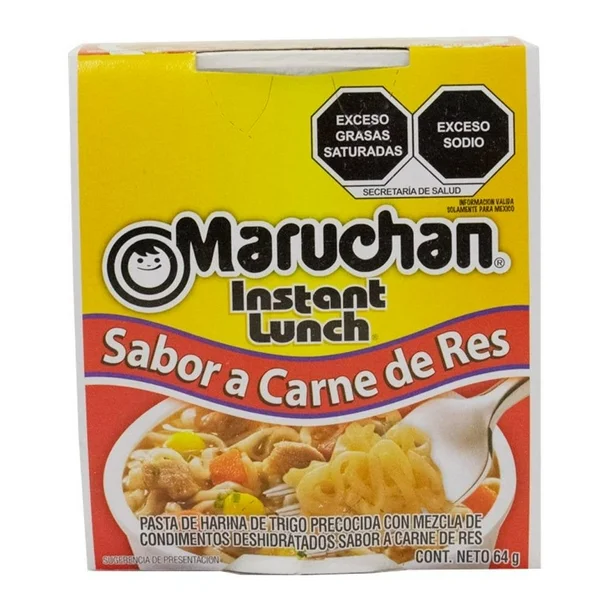 MARUCHAN LUNCH CARNE RES 64g.