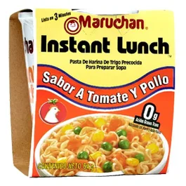 MARUCHAN LUNCH TOMATE/POLLO 64g.
