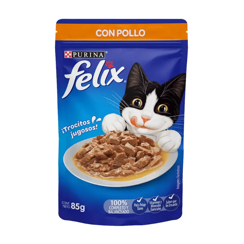 PURINA FELIX SACHET POLLO 85g.