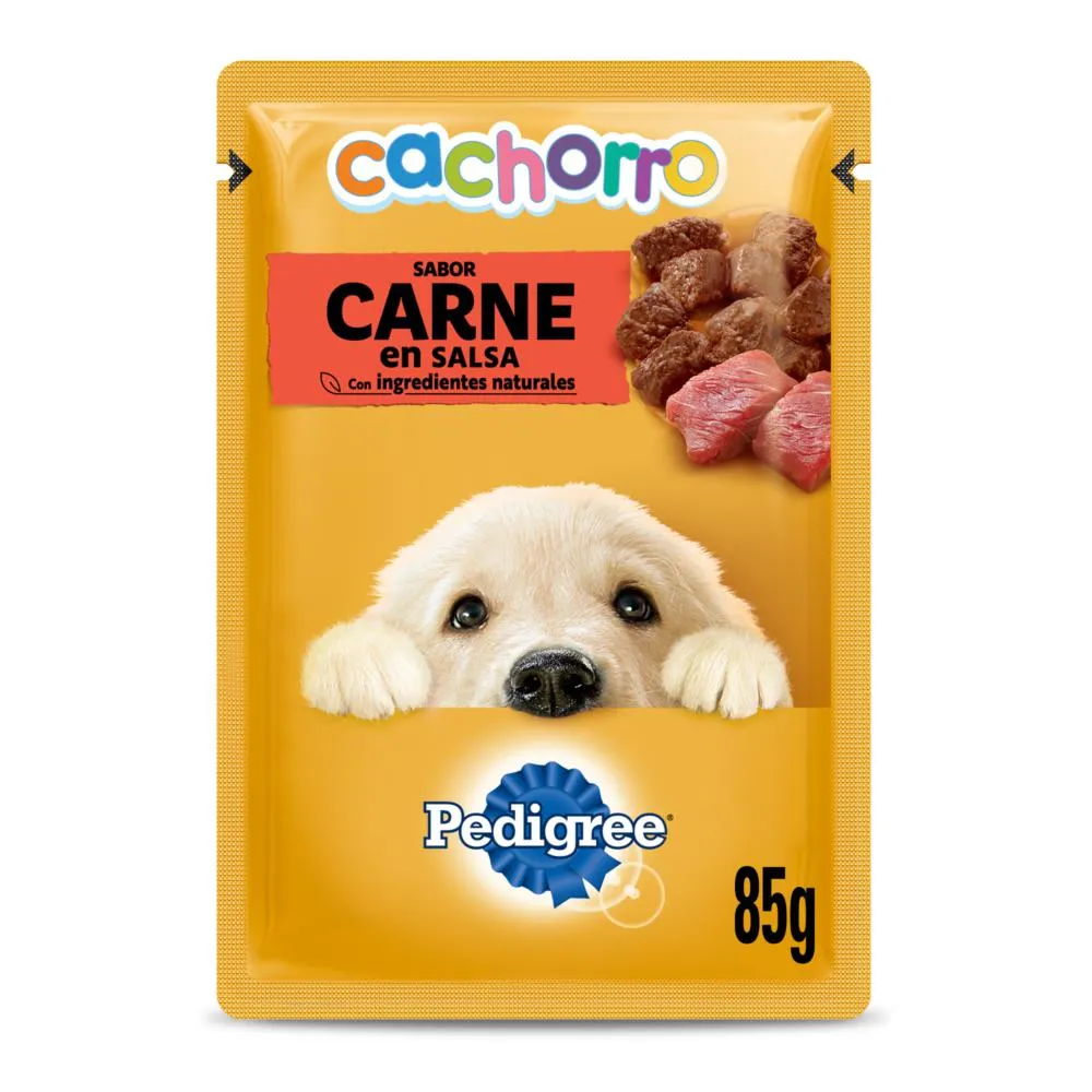 PEDIGREE SACHET CACHORRO CARNE 85g.