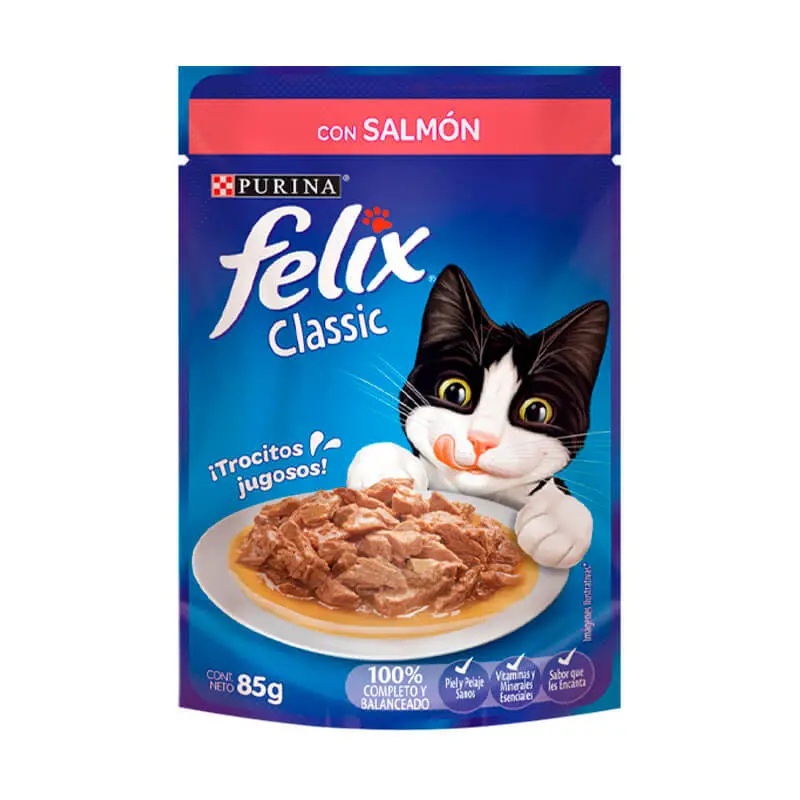 PURINA FELIX SACHET SALMON 85g.
