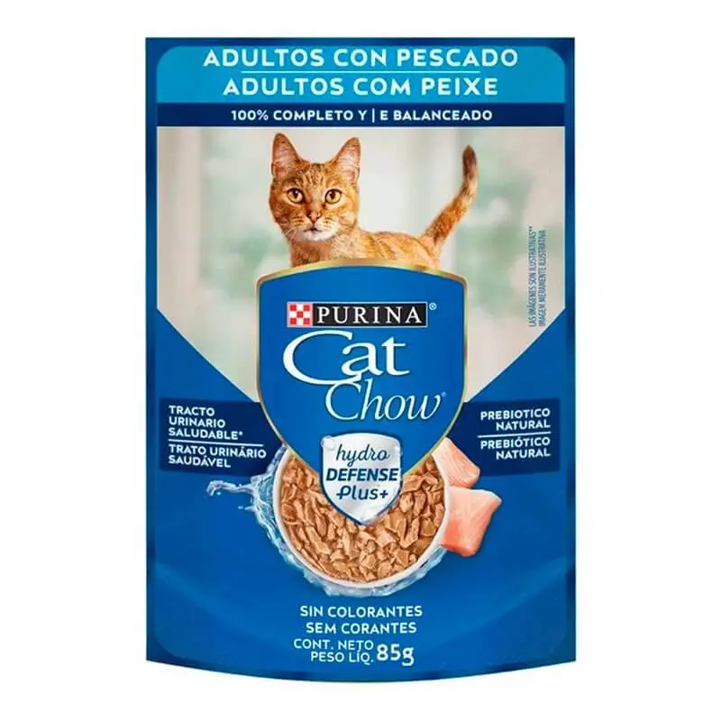 CAT CHOW PESCADO SACHET ADULTO 85g.