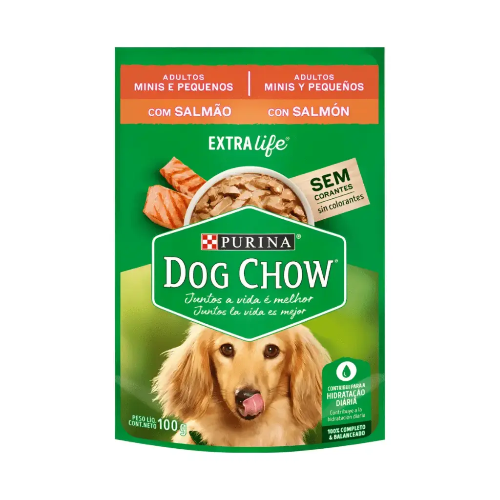 DOG CHOW SACHET SALMON 100g.
