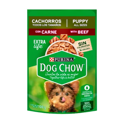 DOG CHOW SACHET CARNE CACHORRO 100g.